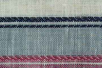 Image showing Multi color fabric texture samples