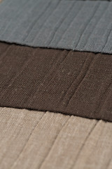 Image showing Multi color fabric texture samples