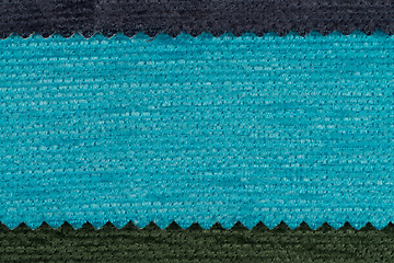 Image showing Blue fabric texture