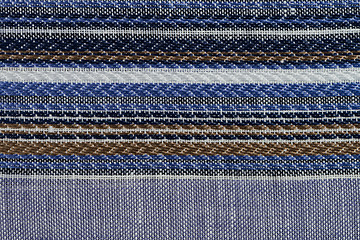 Image showing Blue fabric texture