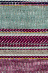 Image showing Multi color fabric texture samples