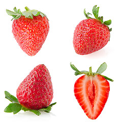 Image showing Beautiful strawberries