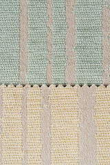 Image showing Green fabric texture