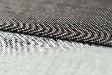 Image showing Grey fabric texture 