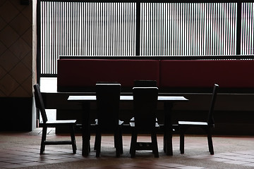 Image showing Restaurant furniture