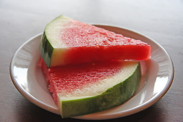 Image showing Sliced watermelon