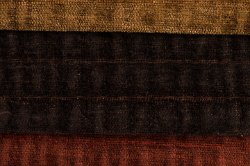 Image showing Multi color fabric texture samples