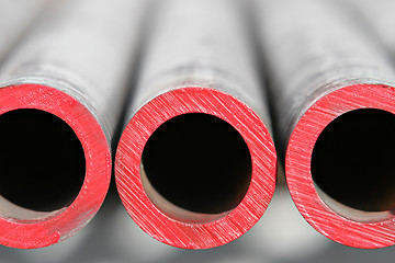 Image showing steel pipes