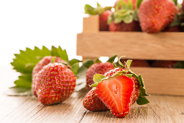 Image showing Strawberries