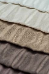 Image showing Multi color fabric texture samples