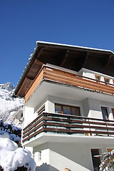 Image showing Alpine cabin