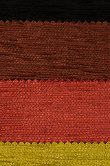 Image showing Multi color fabric texture samples