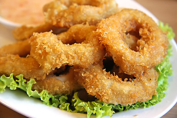 Image showing Fried calamari