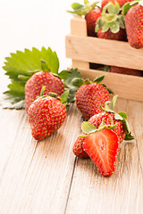 Image showing Strawberries