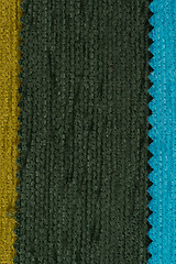 Image showing Multi color fabric texture samples