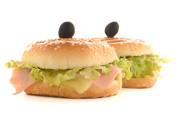 Image showing Hamburgers