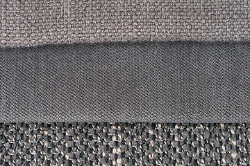 Image showing Multi color fabric texture samples