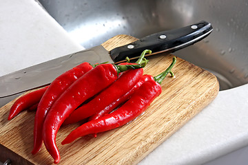 Image showing Fresh chillis