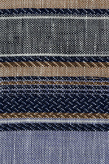 Image showing Multi color fabric texture samples