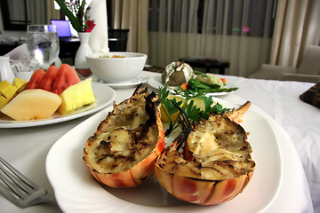 Image showing Room service lobster