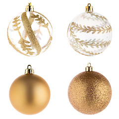 Image showing Christmas ball decorations