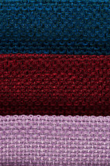 Image showing Multi color fabric texture samples