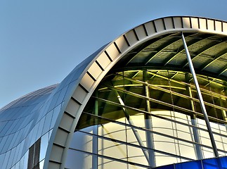 Image showing Glass roof building