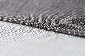 Image showing Grey fabric texture 