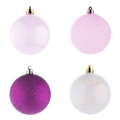 Image showing Christmas ball decorations