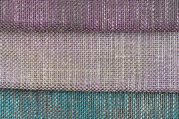 Image showing Multi color fabric texture samples