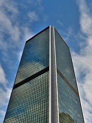 Image showing Glass skyscraper