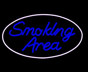 Image showing Smoking area