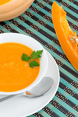 Image showing Pumpkin soup 