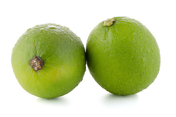 Image showing Fresh green limes