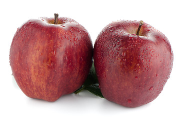 Image showing Ripe red apples