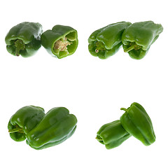 Image showing Green peppers