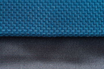 Image showing Multi color fabric texture samples