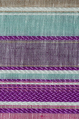 Image showing Multi color fabric texture samples