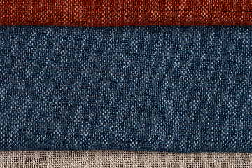 Image showing Blue fabric texture