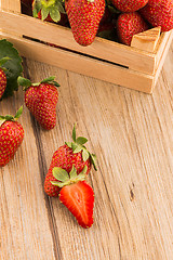 Image showing Strawberries