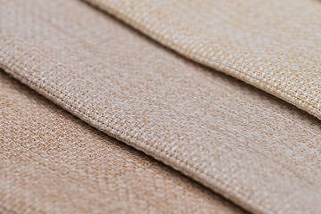 Image showing Multi color fabric texture samples