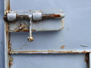 Image showing Old metal lock