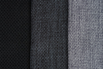 Image showing Grey fabric texture 