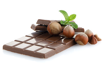 Image showing Chocolate parts