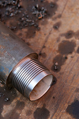 Image showing steel pipe with thread