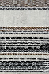 Image showing Multi color fabric texture samples