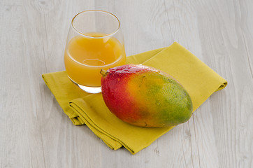 Image showing Fresh mango juice