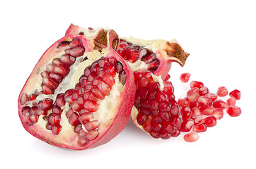 Image showing Ripe pomegranate fruit
