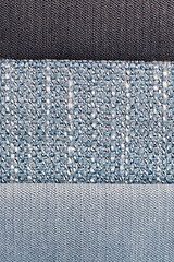 Image showing Blue fabric texture