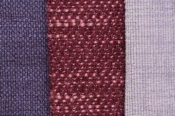 Image showing Multi color fabric texture samples